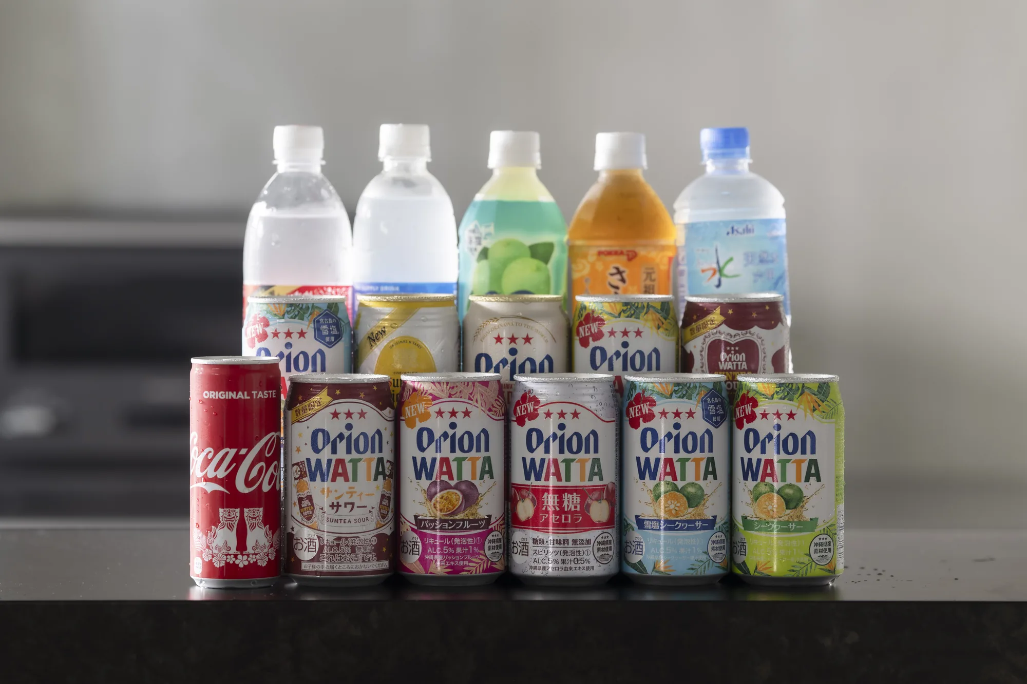 フリードリンクの棚